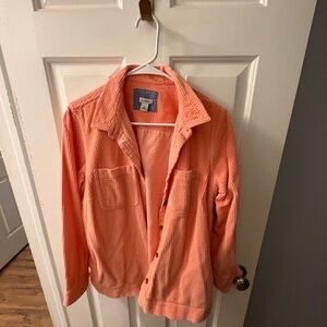 L.L. Bean Coral Textured Shirt